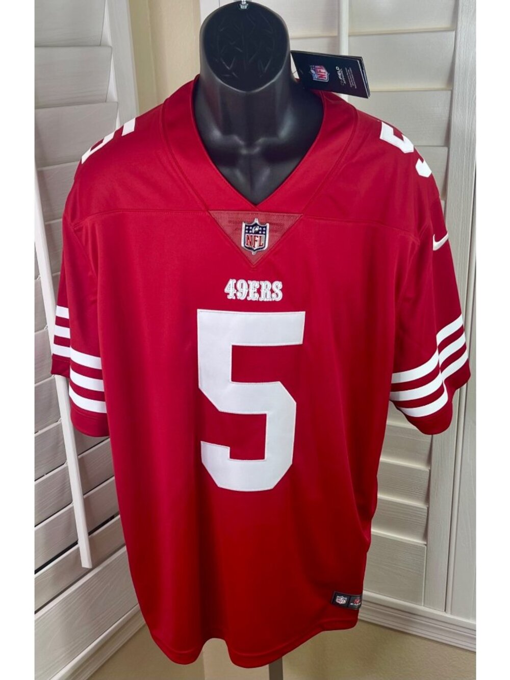 Nike NFL San Francisco 49ers Trey Lance #5 On-Field Stitched Jersey - Men’s 2XL